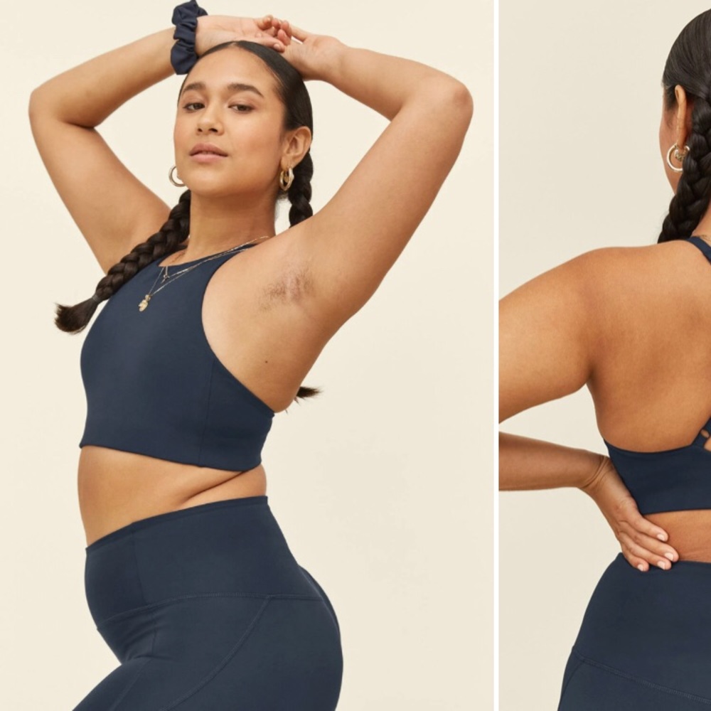 Girlfriend Collective Midnight Topanga Bra XXL